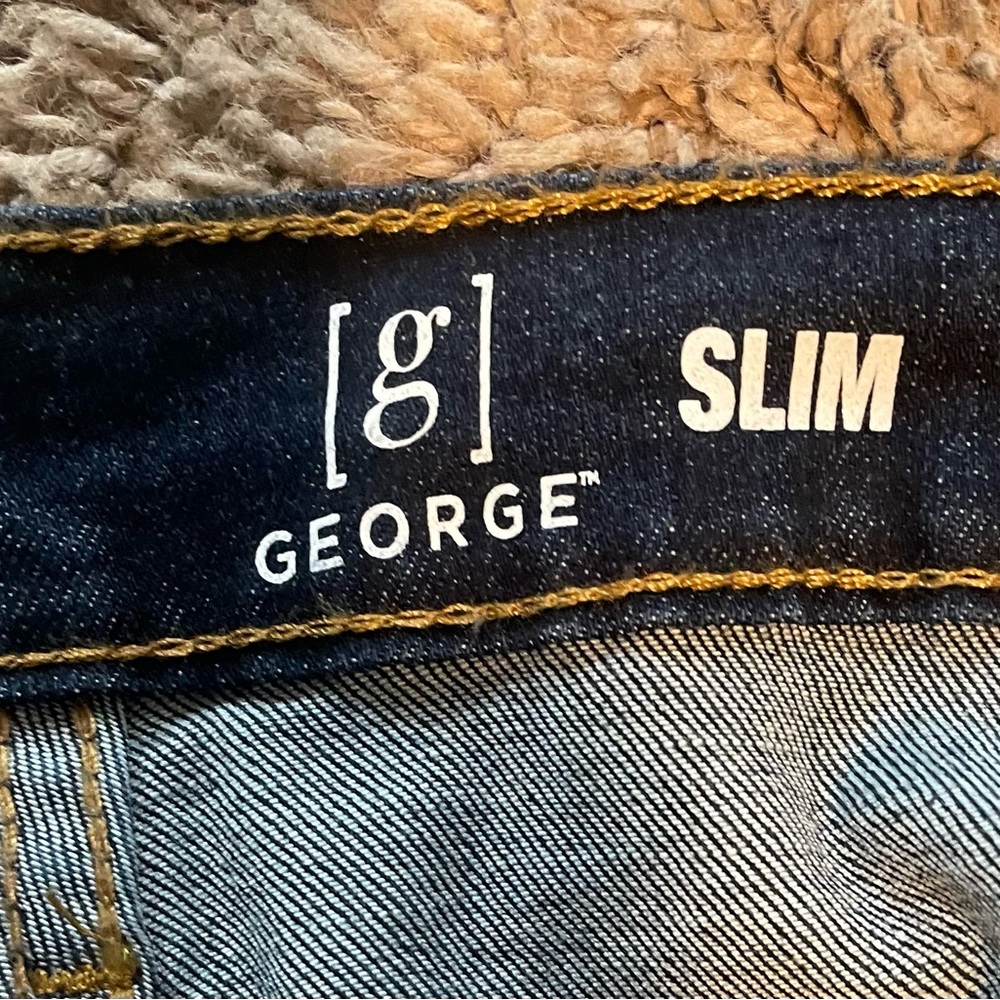 Men’s jeans. NWOT. 38x34 slim as shown on tag inside jeans. Tapered leg. - Picture 3 of 4